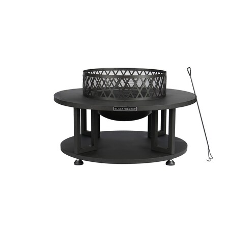 Black & Decker 38 Steel Round Fire Pit BD17212